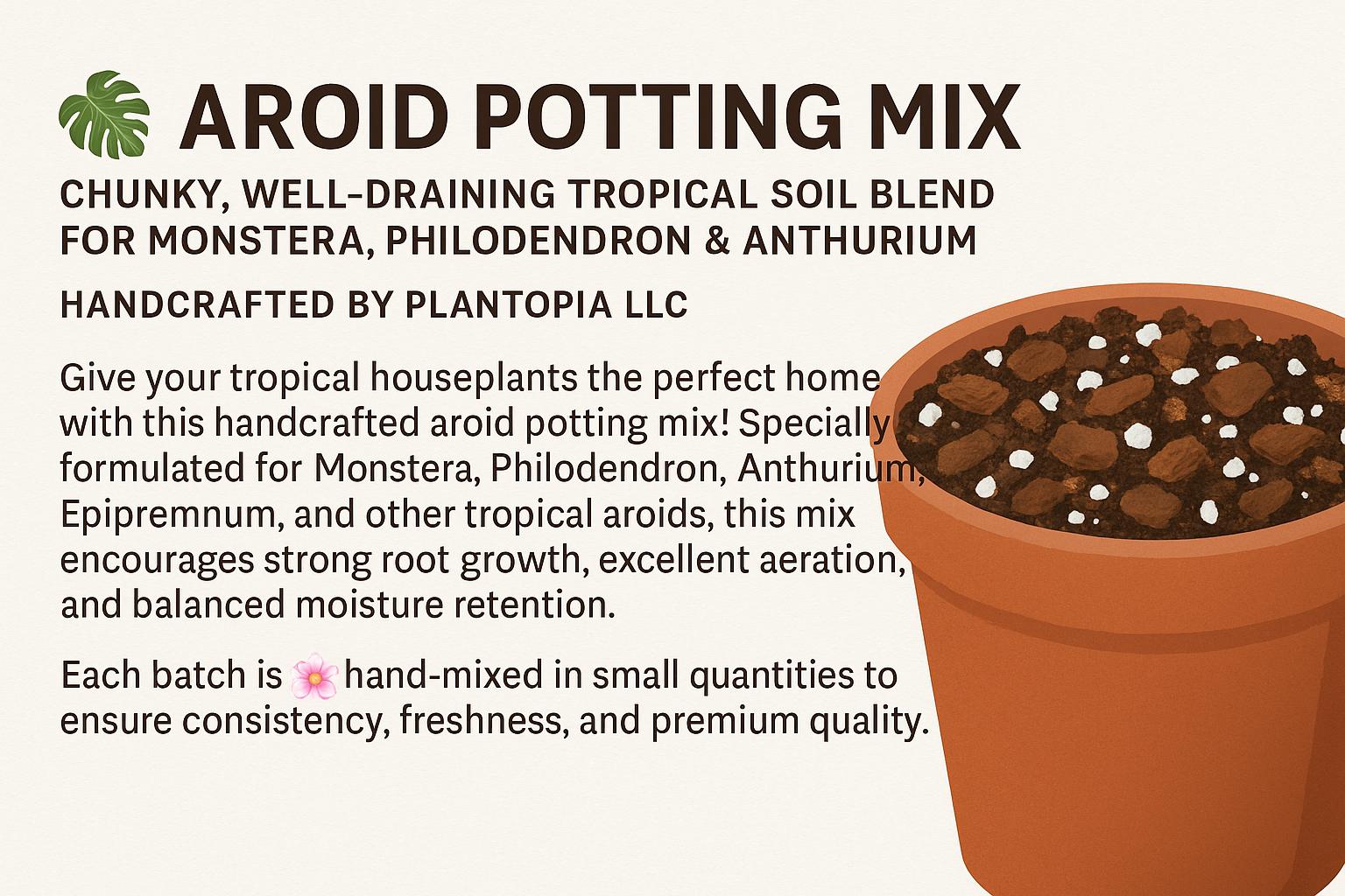 Aroid Potting Mix - Chunky Well Draining