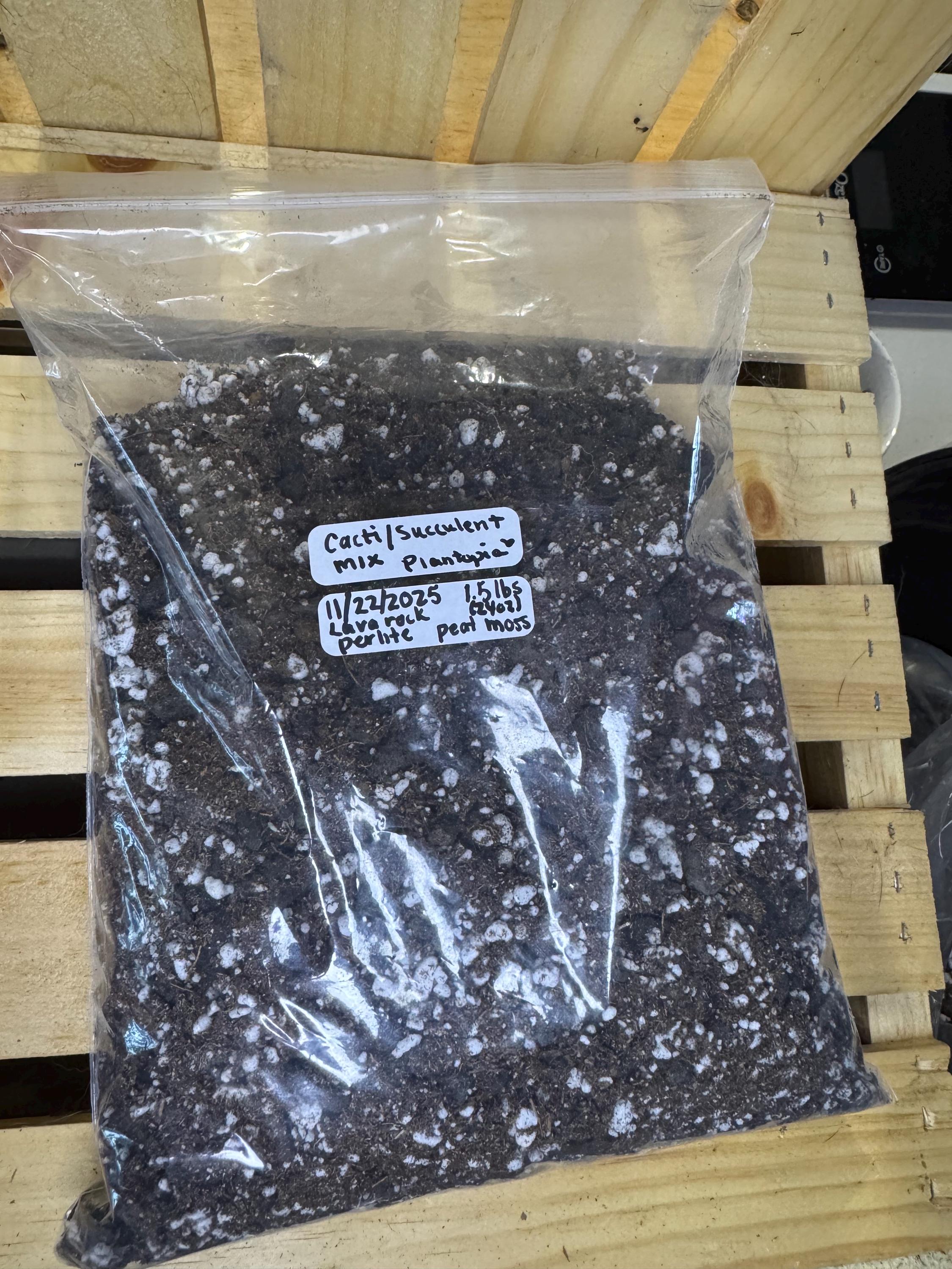 Succulent & Cactus Potting Mix | Lava Rock • Perlite • Peat/Coco Coir